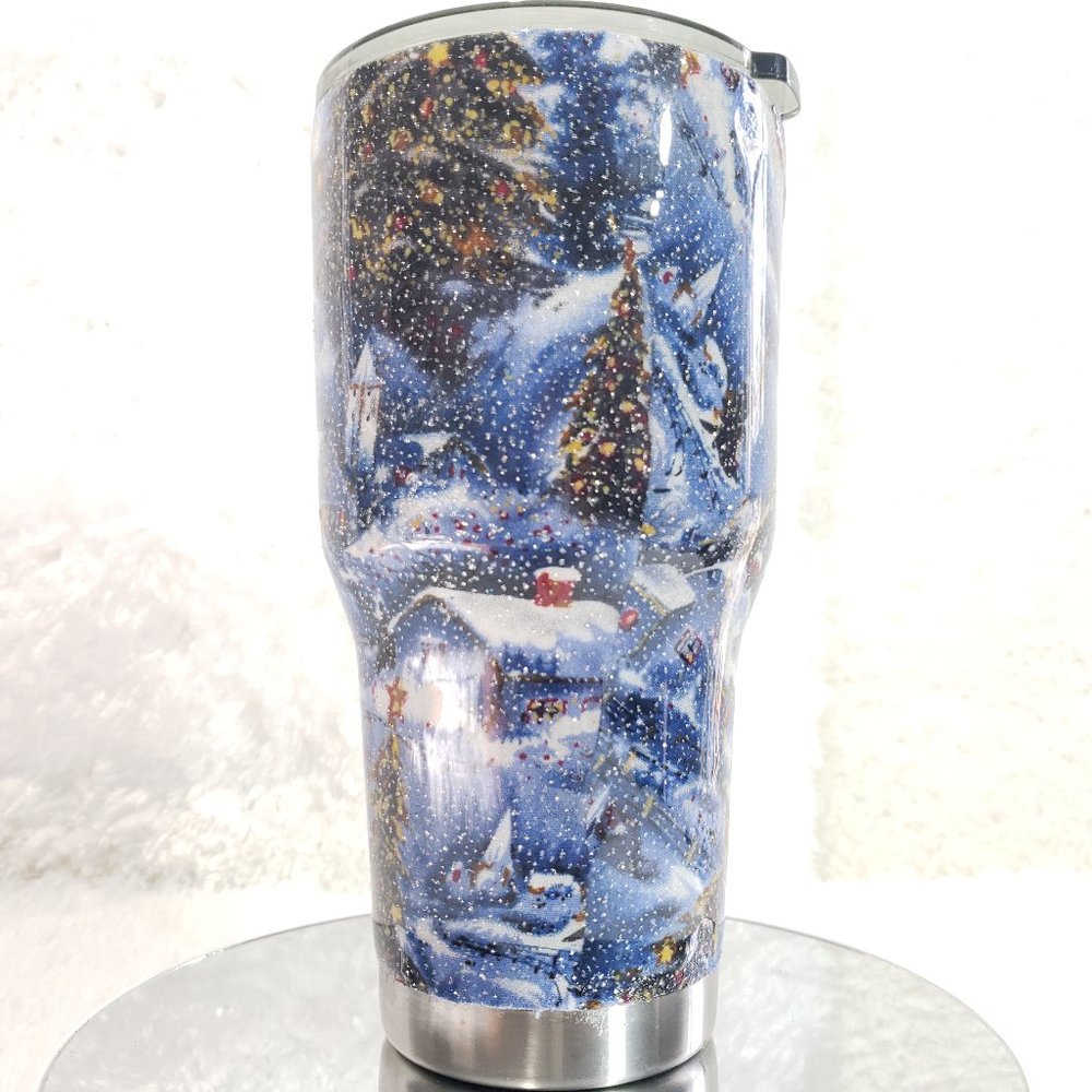 Snowy Holidays Tumbler 30oz
